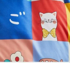 Home Decor Home & Pets Japanese Patchwork Cats Bedding Set