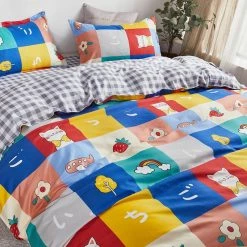 Home Decor Home & Pets Japanese Patchwork Cats Bedding Set