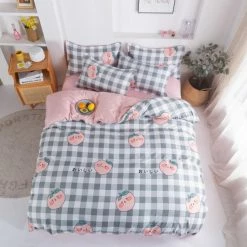Home Decor Home & Pets Japanese Peach Patchwork Bedding Set
