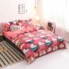 Home Decor Japanese Pink Cats Bedding Set Home & Pets