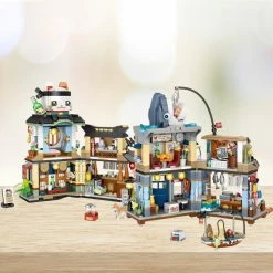 Build It Japanese Ramen Bar Seafood Store Micro Building Sets