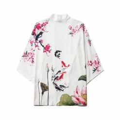 Apparel Japanese Sakura Cherry Blossom Kimono