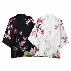 Apparel Japanese Sakura Cherry Blossom Kimono