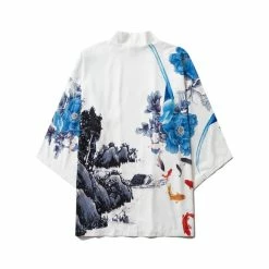 Apparel Japanese Sakura Cherry Blossom Kimono