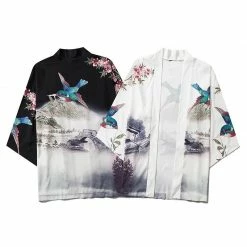 Apparel Japanese Sakura Cherry Blossom Kimono