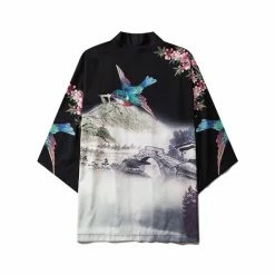 Apparel Japanese Sakura Cherry Blossom Kimono