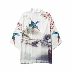 Apparel Japanese Sakura Cherry Blossom Kimono