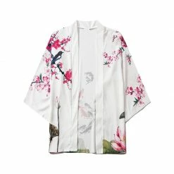 Apparel Japanese Sakura Cherry Blossom Kimono