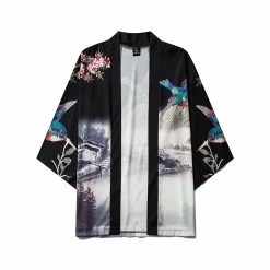 Apparel Japanese Sakura Cherry Blossom Kimono