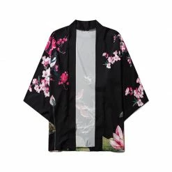 Apparel Japanese Sakura Cherry Blossom Kimono