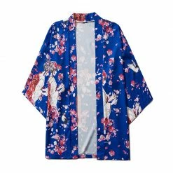 Apparel Japanese Sakura Cherry Blossom Print Kimono