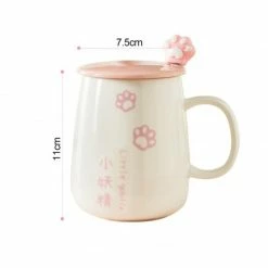 Home Decor Japanese Sakura Paw Mug Home & Pets