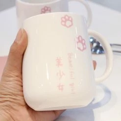 Home Decor Japanese Sakura Paw Mug Home & Pets