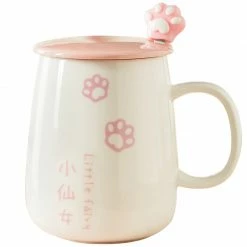 Home Decor Japanese Sakura Paw Mug Home & Pets