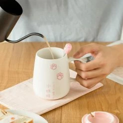 Home Decor Japanese Sakura Paw Mug Home & Pets