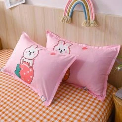 Home Decor Japanese Strawberry Or Bunnies Strawberry Bedding Set 34 Home Decor Japanese Strawberry Or Bunnies Strawberry Bedding Set