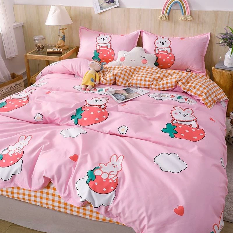 Home Decor Japanese Strawberry Or Bunnies Strawberry Bedding Set 8 Home Decor Japanese Strawberry Or Bunnies Strawberry Bedding Set