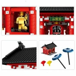 Build It Japanese Tokyo Kaminarimon Asakusa's Thunder Gate Limited Edition
