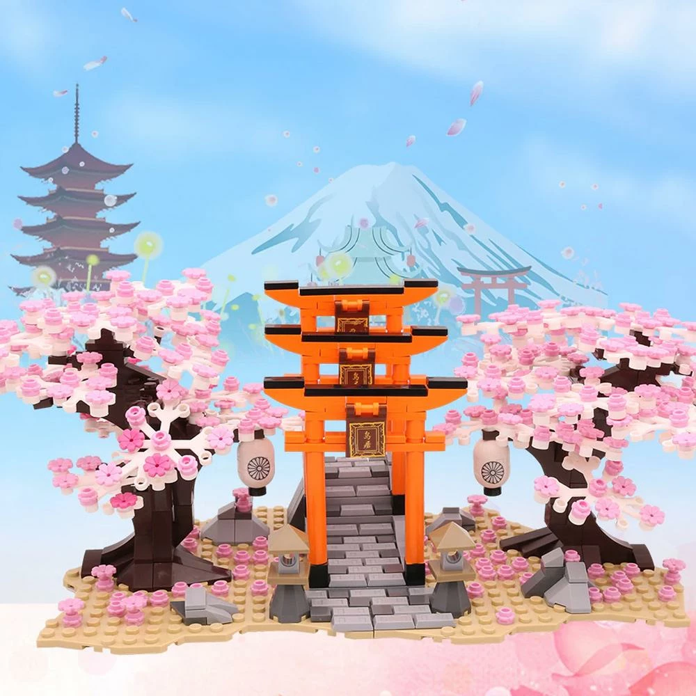 Build It Romantic Japanese Torii Gates & Cherry Blossom Trees | Special Edition 3 Build It Romantic Japanese Torii Gates & Cherry Blossom Trees | Special Edition