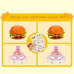 Build It Juicy Burger Meal With Yummy Sweet Dessert Micro Sets