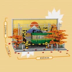 Build It Spring & Autumn Japanese Light Up Kamakura Train Building Set