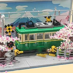 Build It Spring & Autumn Japanese Light Up Kamakura Train Building Set