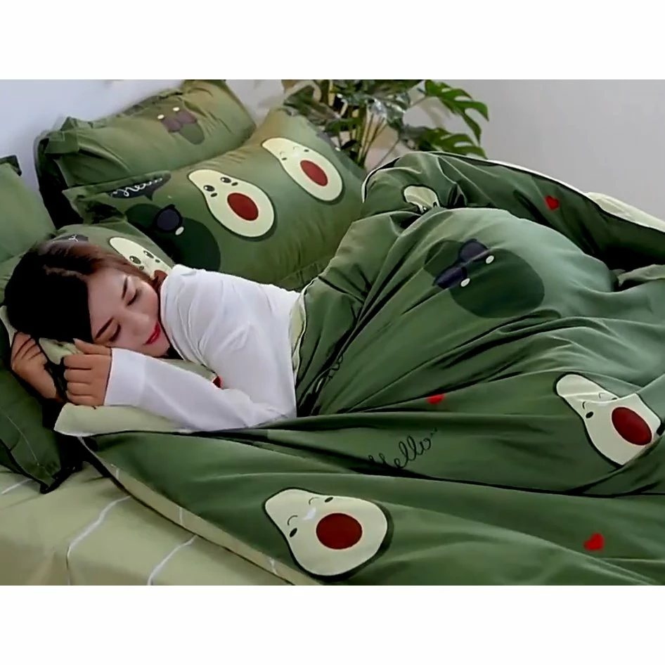 Home Decor Home & Pets Kawaii Avocado Buddies Bedding Set 9 Home Decor Home & Pets Kawaii Avocado Buddies Bedding Set