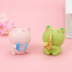 Toys Plush & Toys Kawaii Band Of Frogs Figurine Collectibles