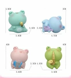 Toys Plush & Toys Kawaii Band Of Frogs Figurine Collectibles