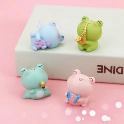 Toys Plush & Toys Kawaii Band Of Frogs Figurine Collectibles