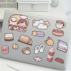 Accessories Stationery Kawaii Bear Girl Adventures Stickers Set 31 Accessories Stationery Kawaii Bear Girl Adventures Stickers Set