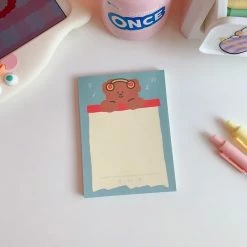 Accessories Kawaii Bao Bear Memo Pads Stationery