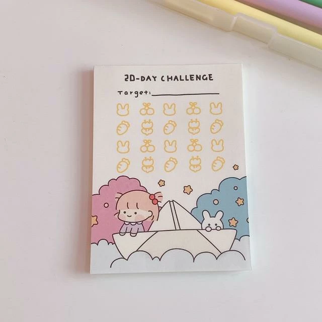 Accessories Stationery Kawaii 'Bella & Mimi' Memo Pads 22 Accessories Stationery Kawaii 'Bella & Mimi' Memo Pads