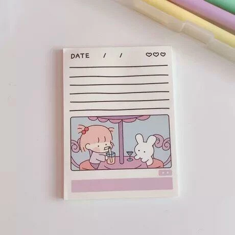 Accessories Stationery Kawaii 'Bella & Mimi' Memo Pads 23 Accessories Stationery Kawaii 'Bella & Mimi' Memo Pads