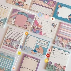 Kawaiies Sales 16 Accessories Stationery Kawaii 'Bella & Mimi' Memo Pads