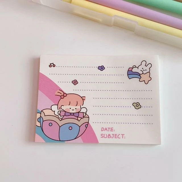 Accessories Stationery Kawaii 'Bella & Mimi' Memo Pads 17 Accessories Stationery Kawaii 'Bella & Mimi' Memo Pads