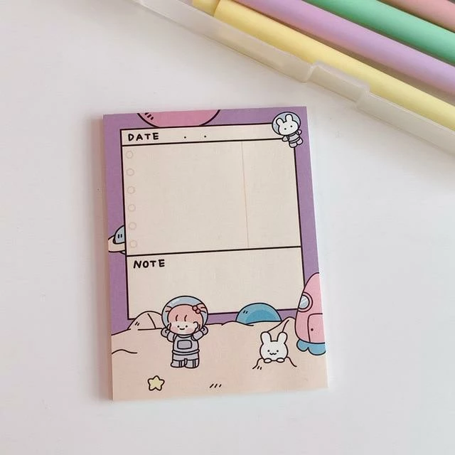 Accessories Stationery Kawaii 'Bella & Mimi' Memo Pads 20 Accessories Stationery Kawaii 'Bella & Mimi' Memo Pads