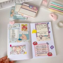 Accessories Stationery Kawaii 'Bella & Mimi' Memo Pads