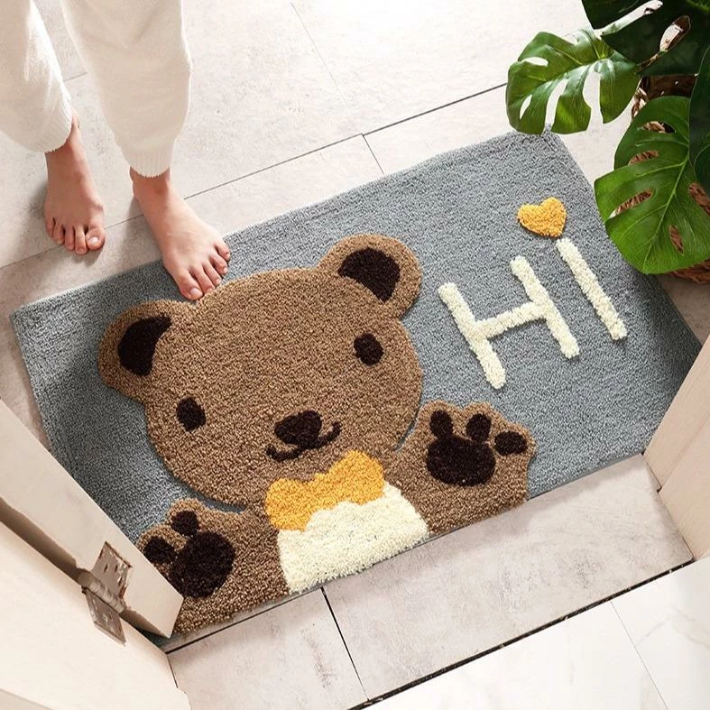 Home Decor Kawaii Brown Paw Bear Bathroom Mat Home & Pets 6 Home Decor Kawaii Brown Paw Bear Bathroom Mat Home & Pets
