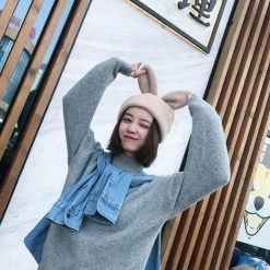 Apparel Kawaii Bunny Ears Beanie Hat