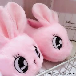 Apparel Kawaii Bunny Plush Slippers