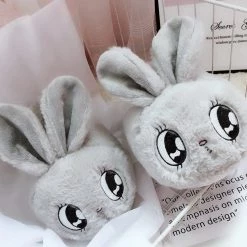 Apparel Kawaii Bunny Plush Slippers