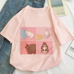 Apparel Kawaii Cartoon Cats Meme V2 Women's Tee Tops