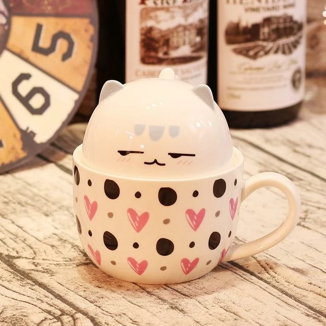 Home Decor Kawaii Cat Breakfast Cup 7 Home Decor Kawaii Cat Breakfast Cup