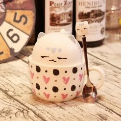 Home Decor Kawaii Cat Breakfast Cup 21 Home Decor Kawaii Cat Breakfast Cup