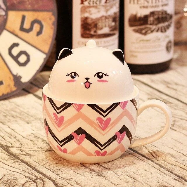 Home Decor Kawaii Cat Breakfast Cup 14 Home Decor Kawaii Cat Breakfast Cup