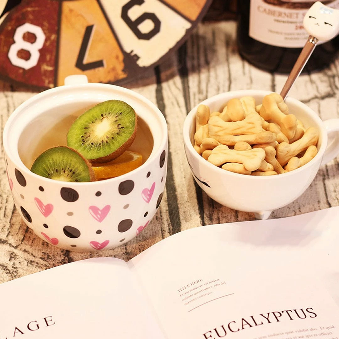 Home Decor Kawaii Cat Breakfast Cup 6 Home Decor Kawaii Cat Breakfast Cup