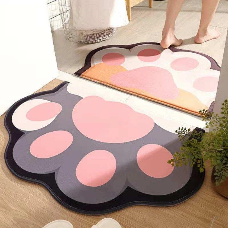 Home Decor Rugs & Mats Kawaii Cat Paw Doormats 3 Home Decor Rugs & Mats Kawaii Cat Paw Doormats