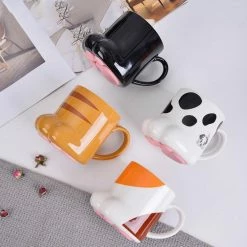Home Decor Kawaii Ceramic Cat Paw Mugs Home & Pets