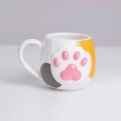 Home Decor Kawaii Ceramic Cat Paw Mugs Home & Pets